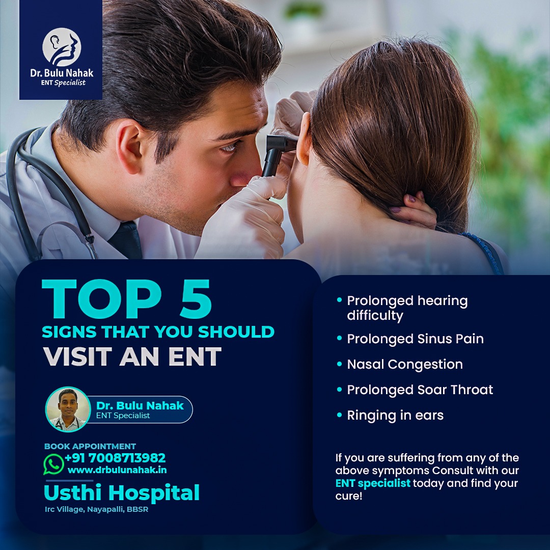 Top 5 Signs You Should Visit an ENT Specialist Before It Gets Worse