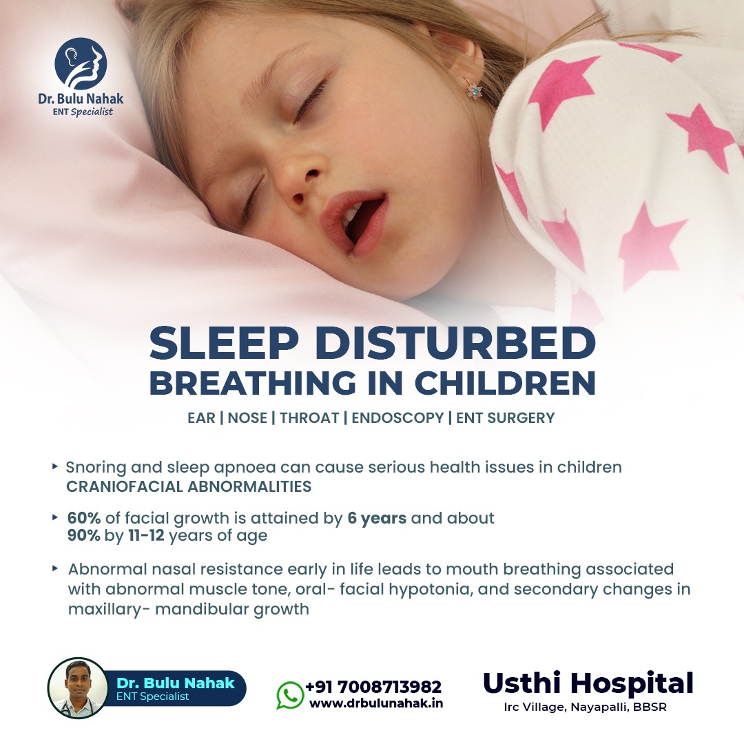 Sleep Disturbed Breathing in Children: Causes, Risks & When to See an ENT Specialist